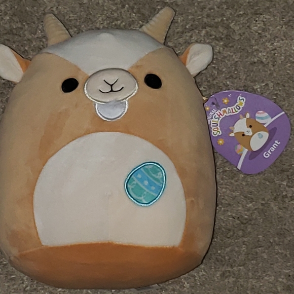 NWT‼️ Squishmallows Grant the Easter Goat - Easter 2024 Collection - Picture 1 of 10